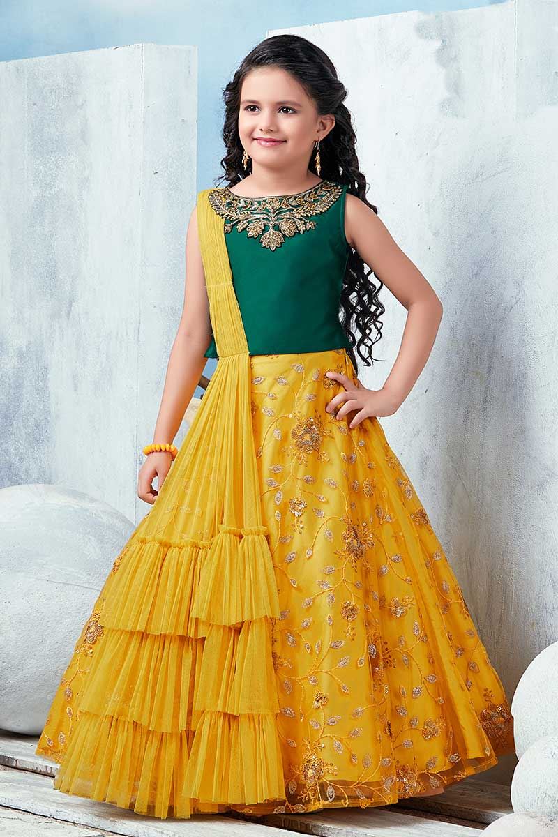 ghagra dress for small girl