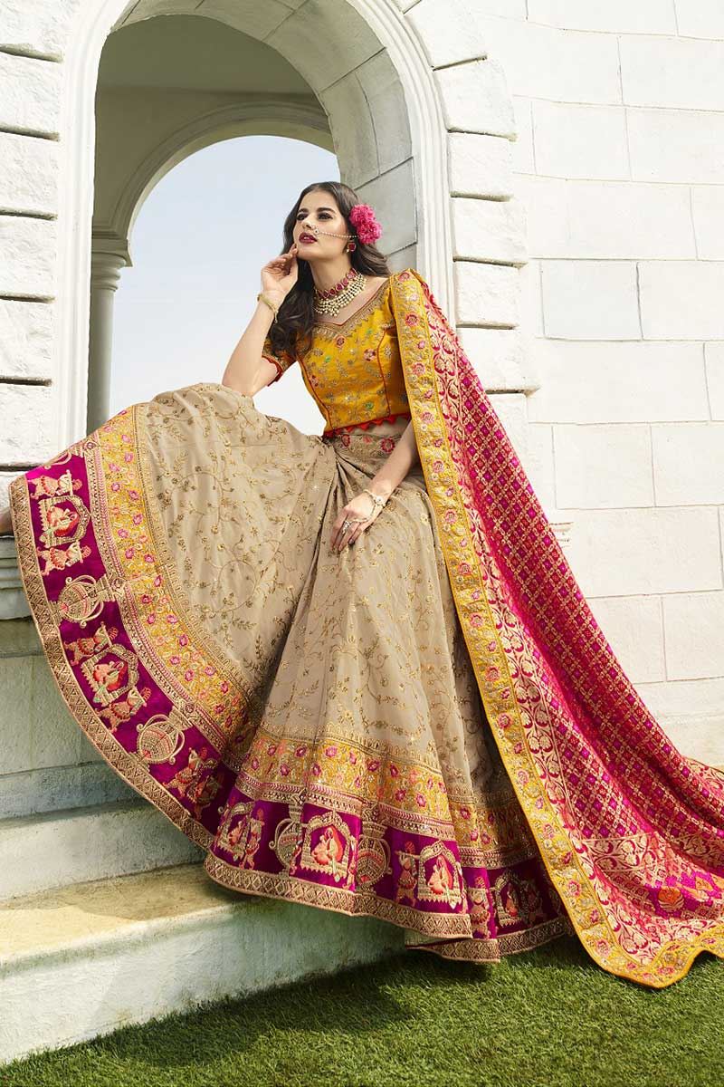 heavy bridal lehenga