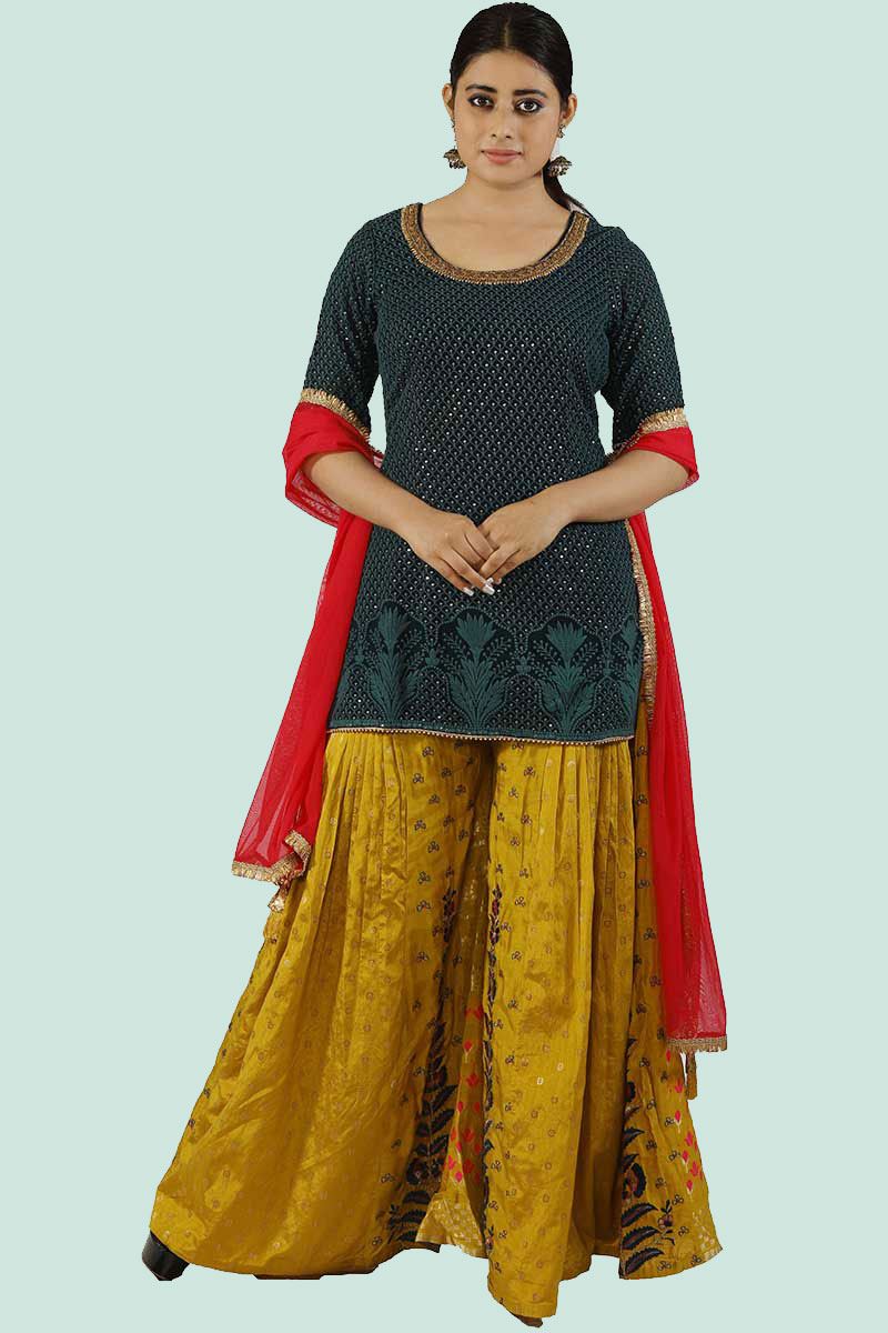 short salwar suit