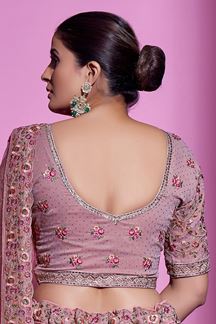 Picture of Marvelous Peach Colored Designer Lehenga Choli