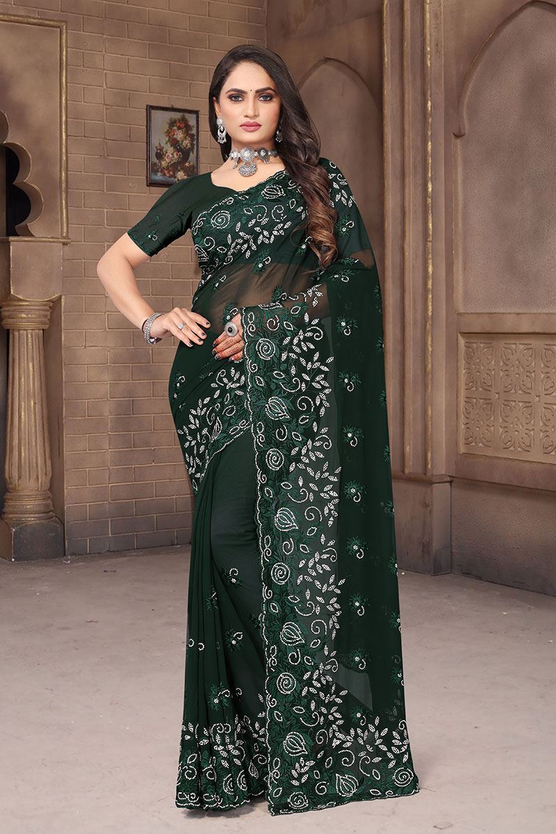 Fancy Party Wear Designer Saree Irresistibly Enticing|Fany Saree Design 2022