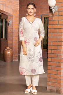 Picture of Awesome Art Silk Designer Women’s Kurti Sets for Party
