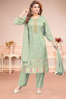 Picture of Delightful Designer Straight Cut Suit for Festival and Casual  wear