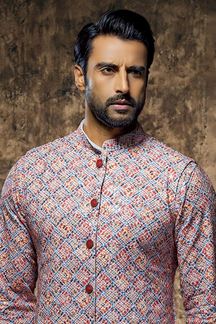 Picture of Classy Designer Mens Kurta Jacket Set for Party and Festivals