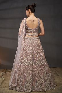 Picture of Ethnic Mauve Colored Designer Lehenga Choli