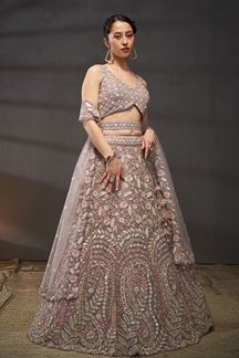 Picture of Ethnic Mauve Colored Designer Lehenga Choli