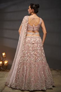 Picture of Captivating Pink Colored Designer Lehenga Choli