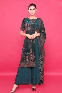 Picture of BollywoodTeal Designer Palazzo Suit for Party