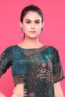 Picture of BollywoodTeal Designer Palazzo Suit for Party