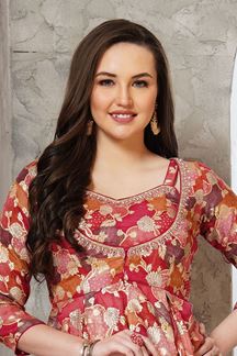 Picture of Marvelous Multi Designer Palazzo Suit for Party and Festivals