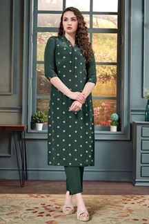 Picture of Lovely Georgette Designer Women’s Kurti for Festival, Mehendi, and Party