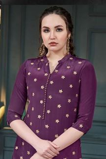 Picture of Gorgeous Georgette Designer Women’s Kurti for Festival, Sangeet, and Party