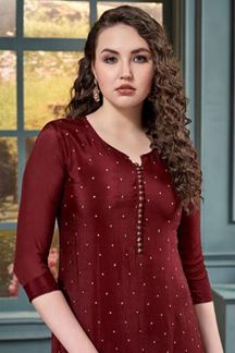 Picture of Artistic Georgette Designer Women’s Kurti for Festival, Sangeet, and Party