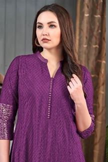 Picture of Dazzling Georgette Designer Women’s Kurti for Festival and Party