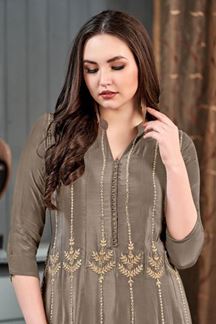 Picture of Mesmerizing Georgette Designer Women’s Kurti for Festival and Party