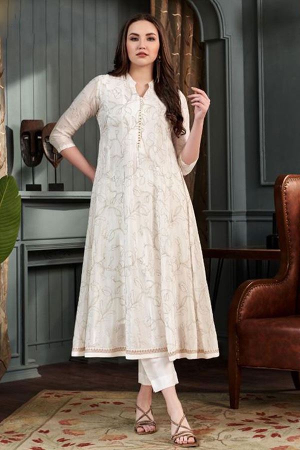 Picture of Divine Georgette Designer Women’s Kurti for Festival and Party