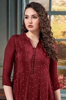 Picture of Striking Georgette Designer Women’s Kurti for Festival and Party