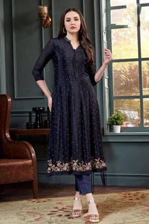 Picture of Vibrant Georgette Designer Women’s Kurti for Festival and Party