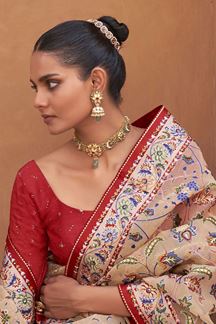 Picture of Marvelous Designer Saree for Festival and Wedding