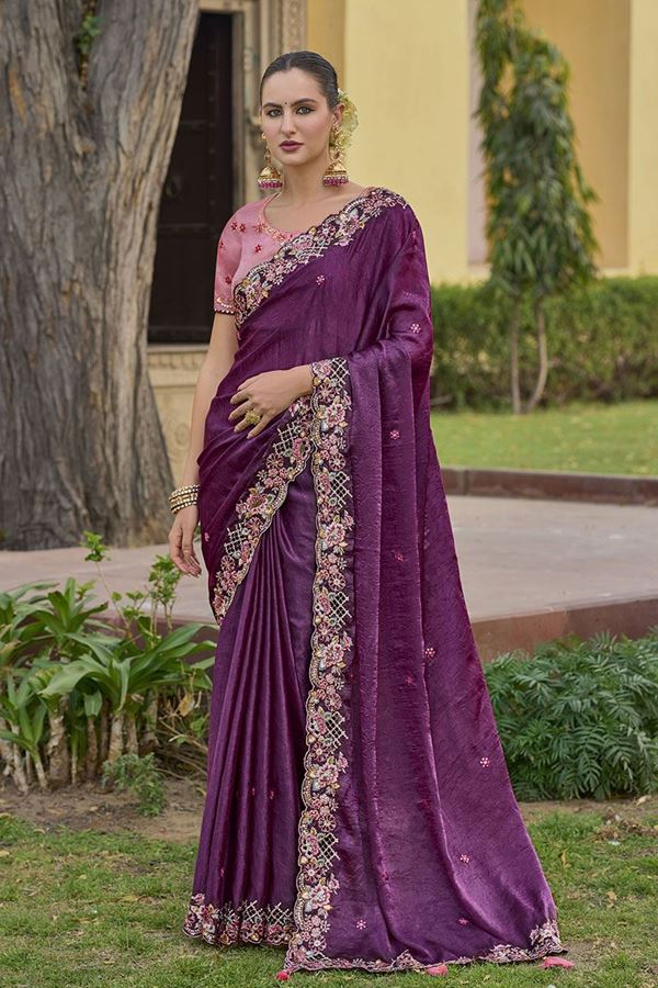 Picture of Surreal Fancy Designer Saree for Wedding and Reception