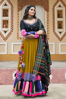 Picture of Divine Designer Lehenga Choli for Garba Festival