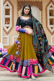 Picture of Divine Designer Lehenga Choli for Garba Festival