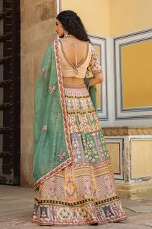 Picture of Ethnic Multi Designer Lehenga Choli for Wedding and Sangeet