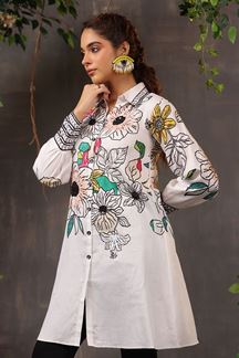 Picture of Pretty Fine Cotton Designer Short Top for Casual wear