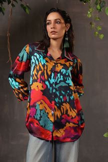 Picture of Beautiful Printed Short Top for Casual Wear