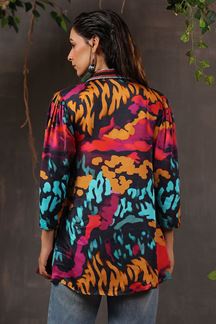 Picture of Beautiful Printed Short Top for Casual Wear