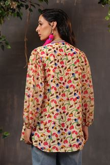 Picture of Attractive Printed Designer Short Top for Casual Wear