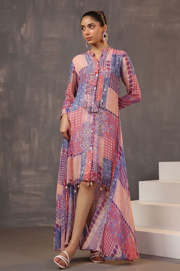 Picture of Delightful Designer Indo-Western Outfit for Party