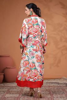 Picture of Stunning Floral Printed Designer Indo-Western Outfit for Party and Festive wear