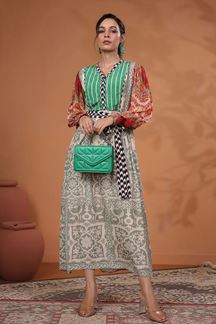 Picture of Trendy Designer Indo-Western Outfit for Party