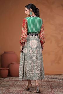 Picture of Trendy Designer Indo-Western Outfit for Party