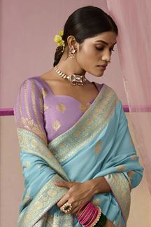 Picture of Breathtaking Dola Viscose Silk Designer Saree for Wedding, Engagement and Reception