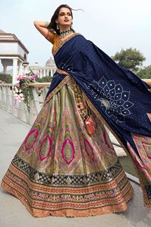 Picture of Mesmerizing Designer Bridal Lehenga Choli for Wedding and Reception