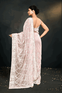 Picture of Irresistible Organza Silk Designer Saree for Engagement and Reception