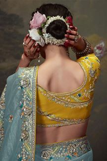 Picture of Breathtaking Pure Silk Designer Saree for Wedding and Reception