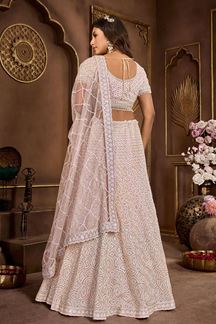 Picture of Trendy Baby Pink Designer Lehenga Choli for Engagement and Reception