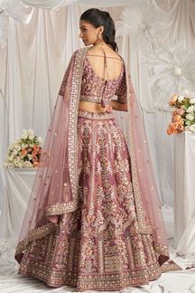 Picture of Marvelous Lavender Designer Bridal Lehenga Choli for Wedding, Engagement, Reception, Party, and Festivals