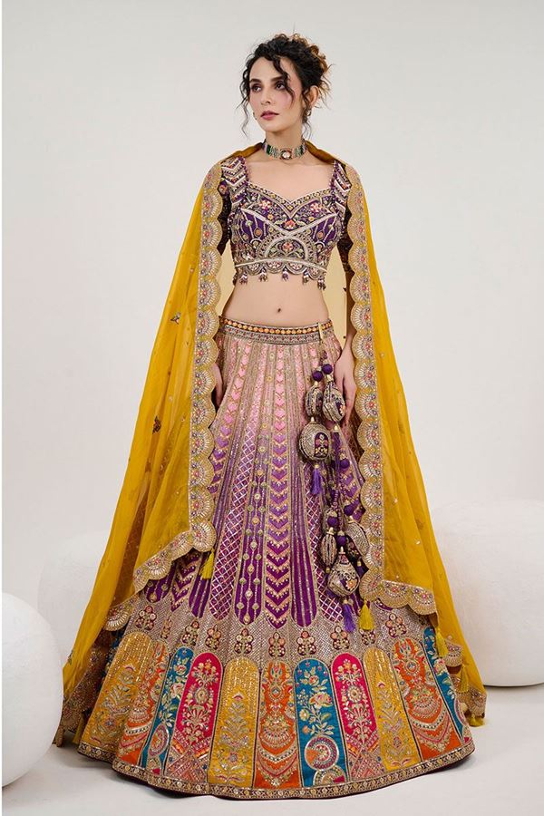 Picture of Captivating Designer Lehenga Choli for Wedding and Reception