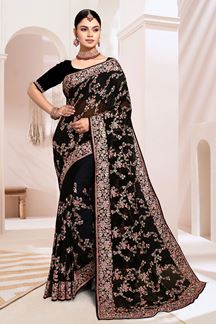 Picture of Charming Georgette Designer Saree for Party