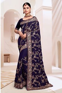 Picture of Marvelous Georgette Designer Saree for Party