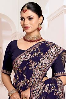 Picture of Marvelous Georgette Designer Saree for Party