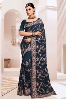 Picture of Appealing Georgette Designer Saree for Party