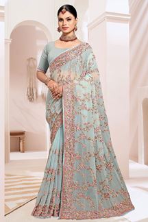 Picture of Gorgeous Georgette Designer Saree for Party