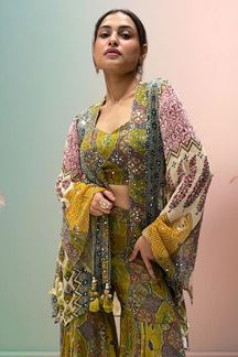 Picture of Mesmerizing Designer Palazzo Suit for Party and Festivals