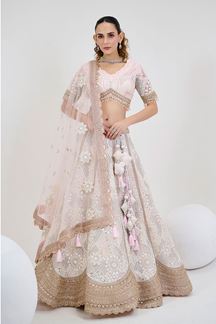 Picture of Spectacular Designer Lehenga Choli for Engagement, Reception, and Party