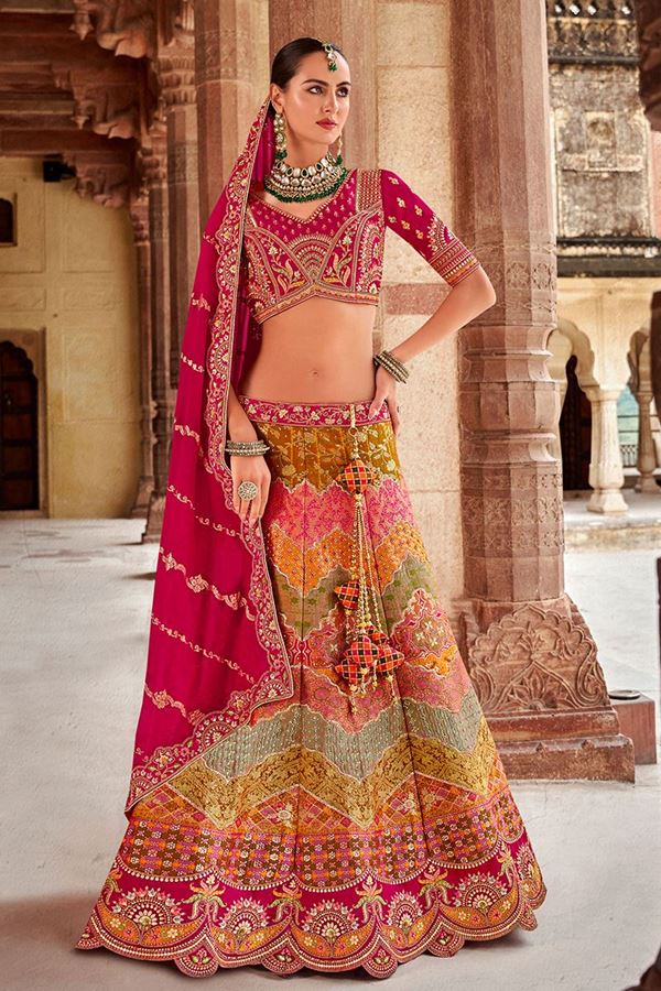 Picture of Captivating Designer Lehenga Choli for Wedding and Reception